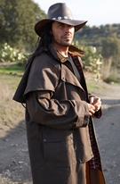 Manteau long TRAIL MARRON