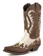 Bottes MAYURA DESERT 2567 Marron et Blanc