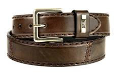 Ceinture cuir vachette MAYURA BROWN