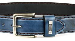 Ceinture cuir vachette MAYURA M-925 AZUL